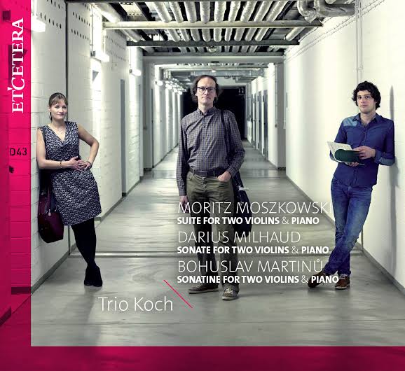Moszkowski / Milhaud / Martinu — album cover